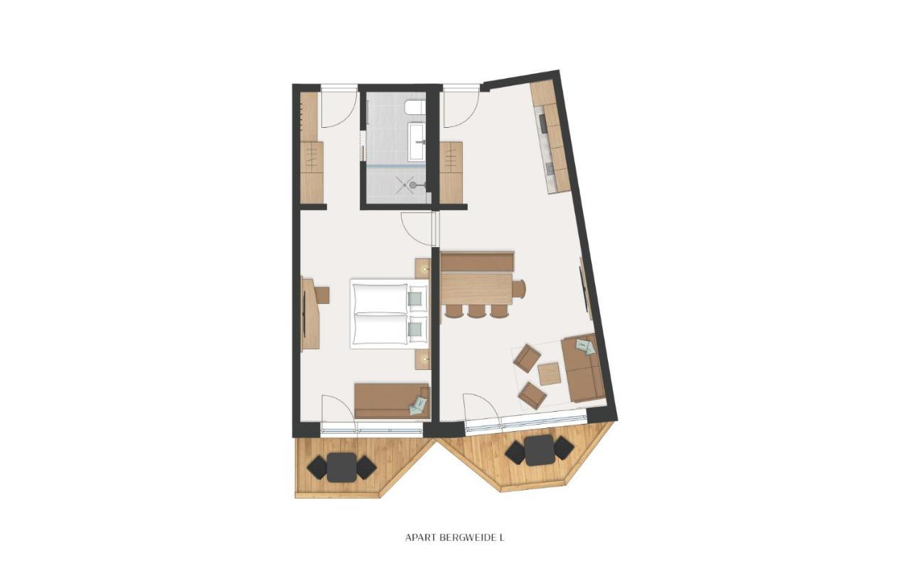 Aparthotel Hochland Gmbh Hintertux Ngoại thất bức ảnh