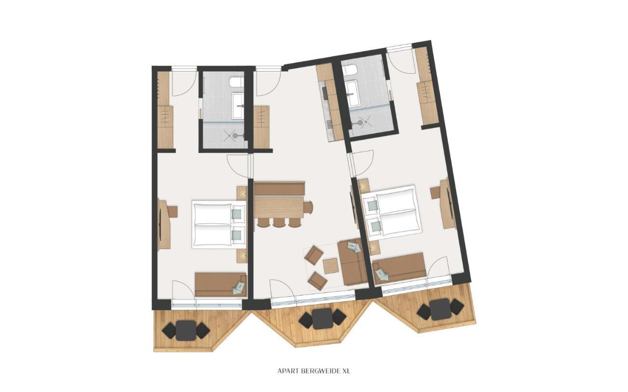 Aparthotel Hochland Gmbh Hintertux Ngoại thất bức ảnh